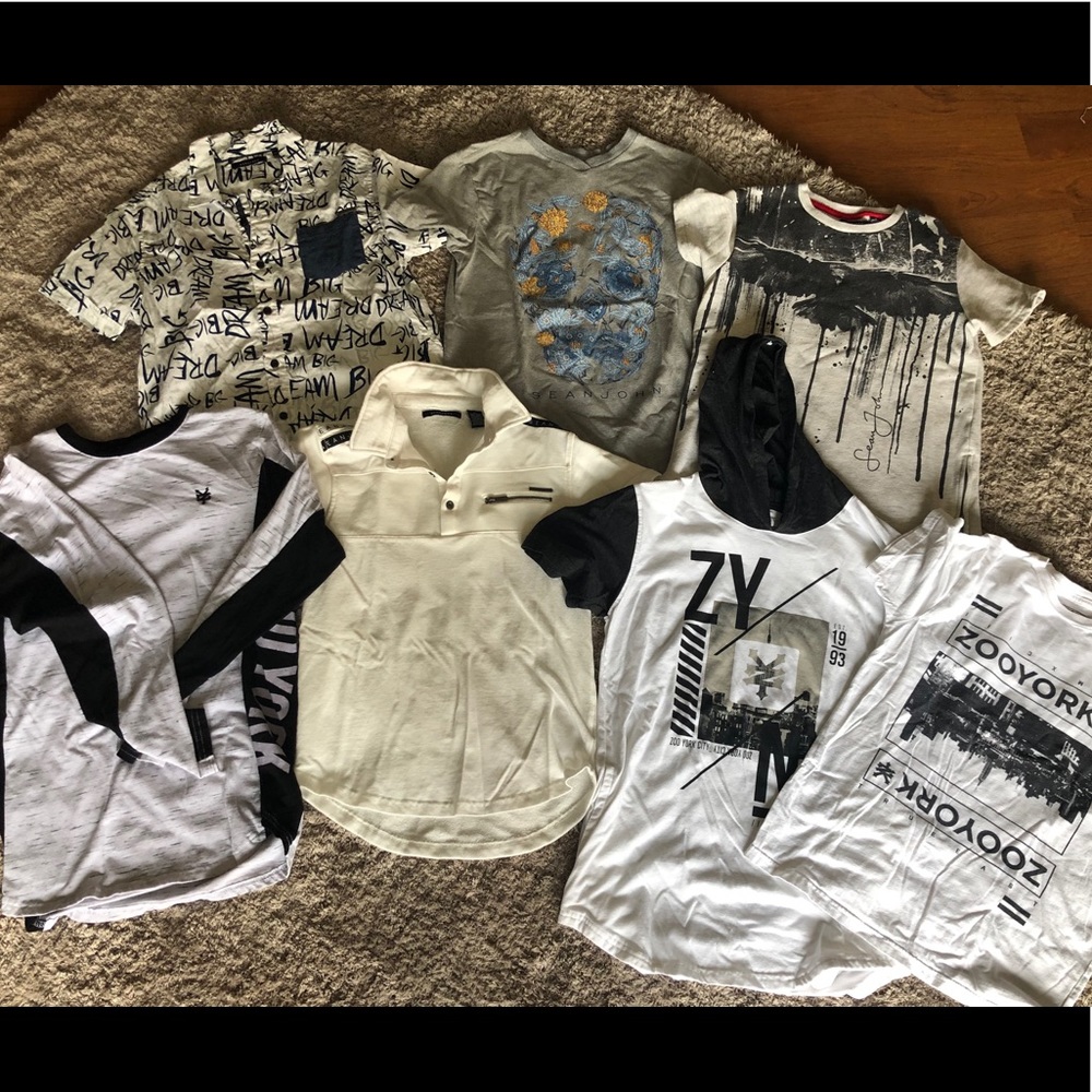 7 shirts Sean John/Zoo York